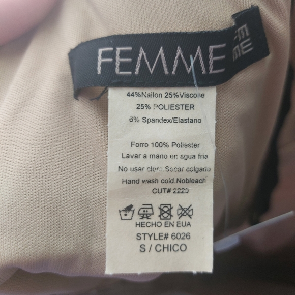 Womens dress w front sequin detail - Picture 5 of 6